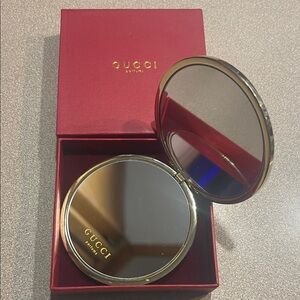 Gucci Gold Compact Mirror